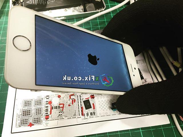 A water damaged iPhone 5s repaired for a data recovery UK.