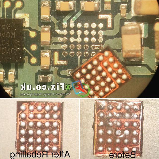 Reballing Samaung Galaxy Note 4 Speaker/Sound AMP U8006 IC