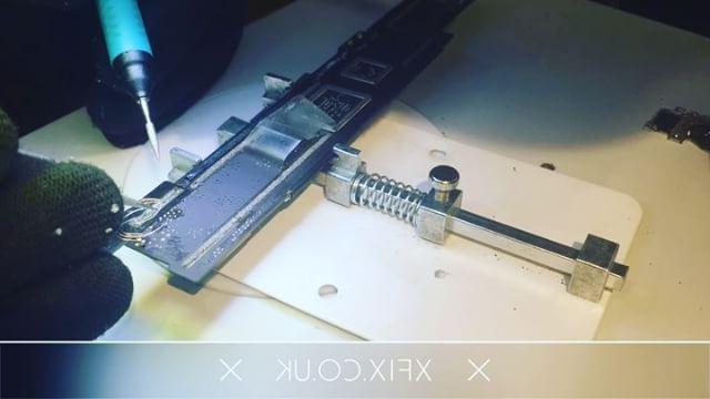 [Video] Repairing iPad Air with fully damaged charging port pads on logic board from Denmark 🇩🇰 . Lengthy repair but only looks like We did it in a minute. Full video will be in our YouTube channel soon. @jbc_soldering_tools