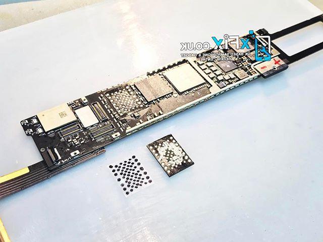 Reballing an iPad Air U1600 NAND IC