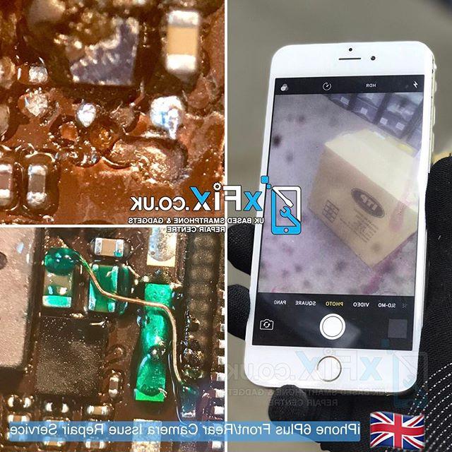 Repairing a Water damaged iPhone 6plus with Front/Back Camera issues .