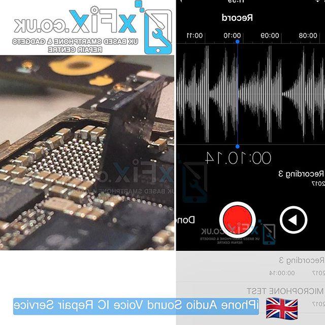 Repairing an iPhone 6 with Microphone issue. Microphone function is working properly now after we've replaced the Sound IC Chip(Apple 338s1201)