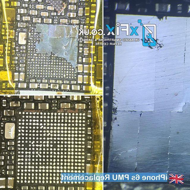 iPhone 6s Smashed PMU IC Replacement .