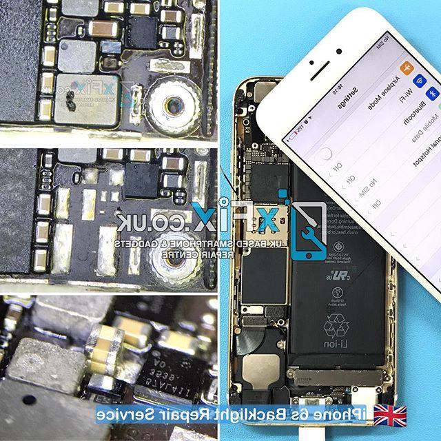 iPhone 6S Backlight Circuit Repair - Coils, Diodes, Capacitor. #