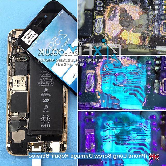 Repairing iPhone 6 No Display After Screen Replacement (Long Screw Damage Trace Repair).