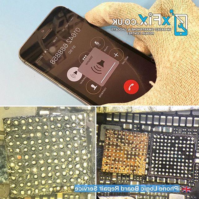 Replacing the Sound IC/338S1201 on iPhone 5s to solve the Speaker and Mic issues.