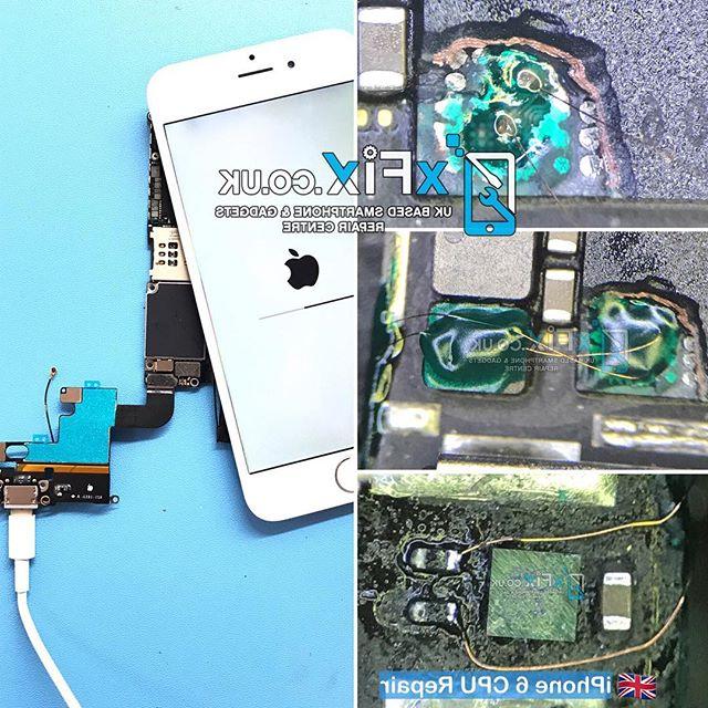 Repairing iPhone 6 with CPU issues Sent From Ireland .#