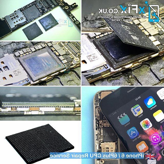 Reballing iPhone 6 Plus A8 CPU and RAM .