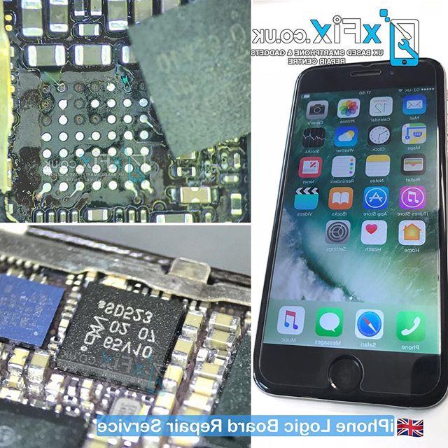 Reballing iPhone 6 NFC IC U5302_RF and Fix the Broken Solder Pads.